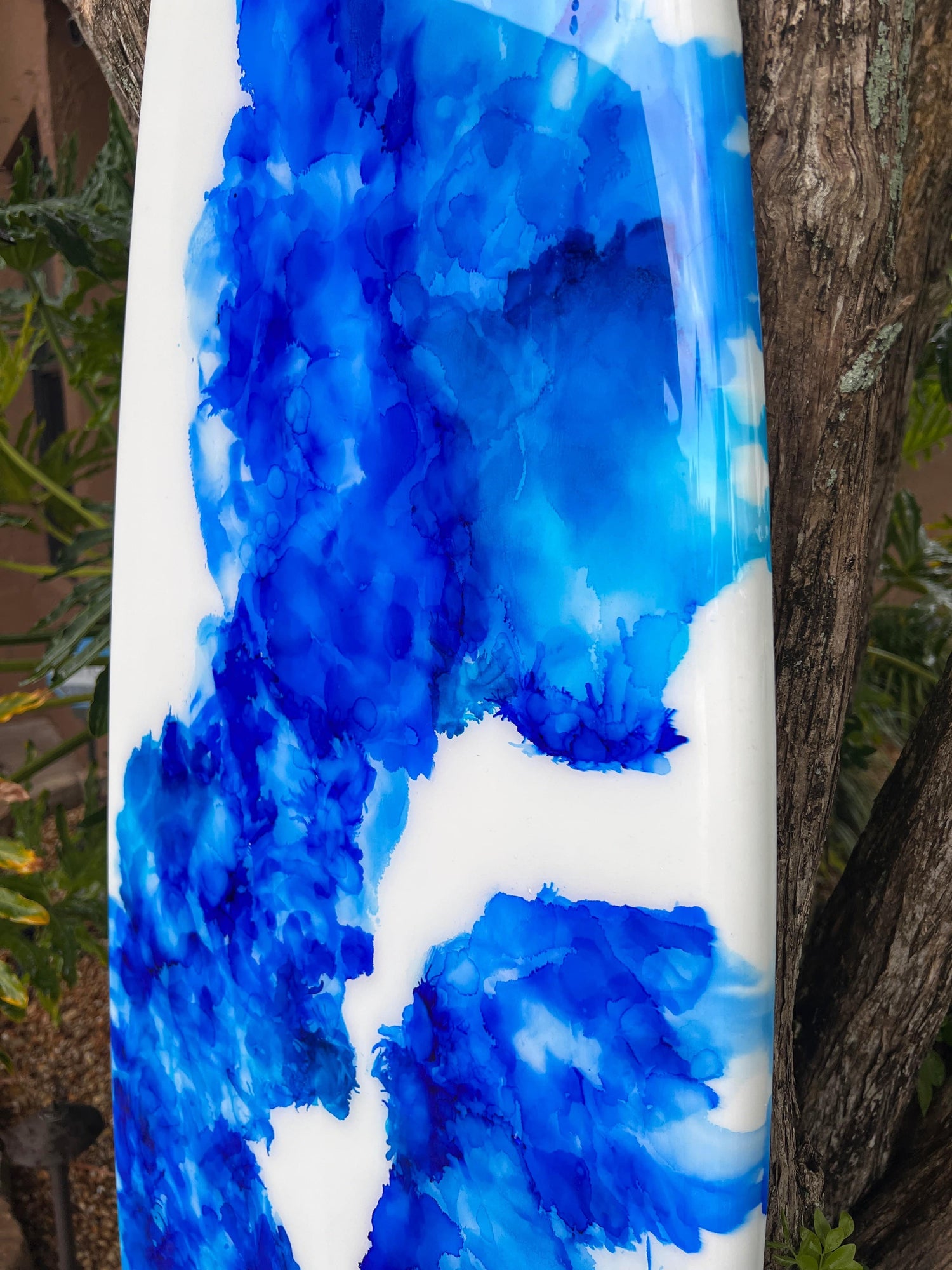Blotter Beach- 1 of a Kind Surfboard Art