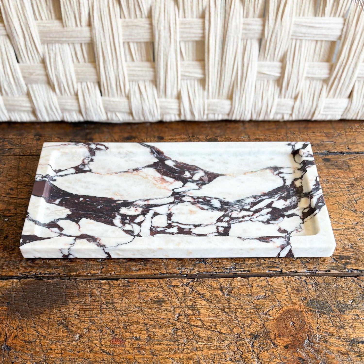 Calacatta Viola Marble Tray
