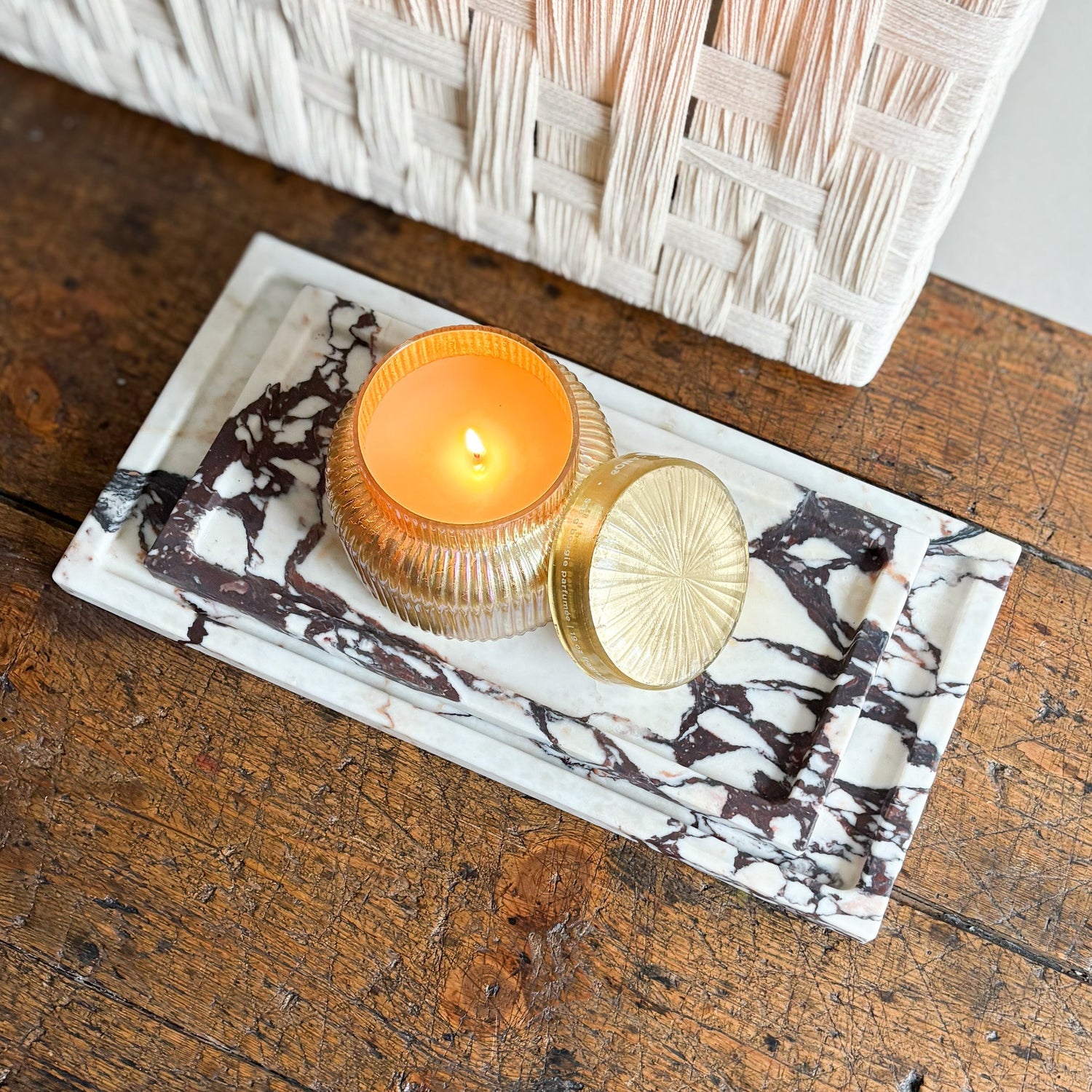 Calacatta Viola Marble Tray