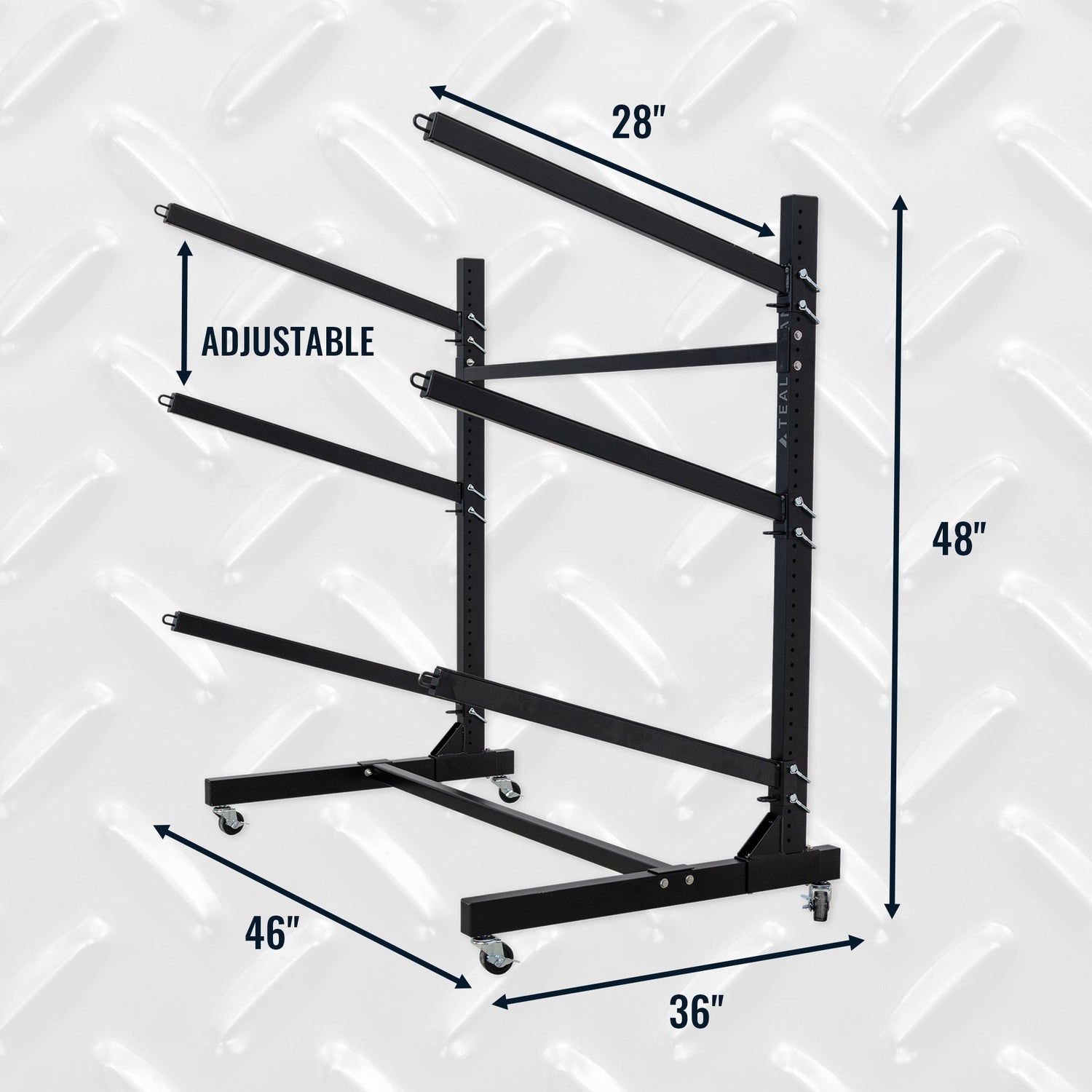 G-Watersport 3 Levels With Wheels | Single-Sided | Black