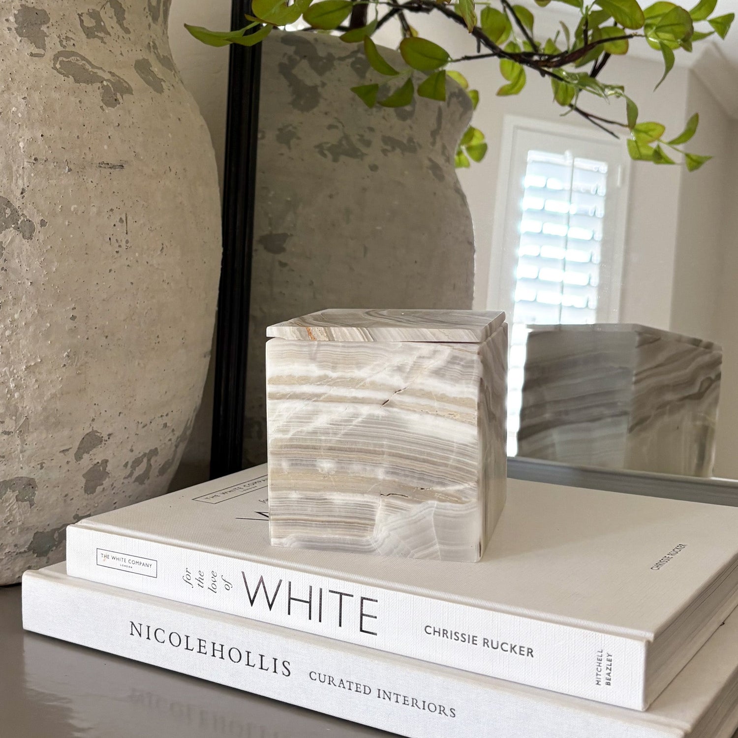 Grey Onyx Lidded Box