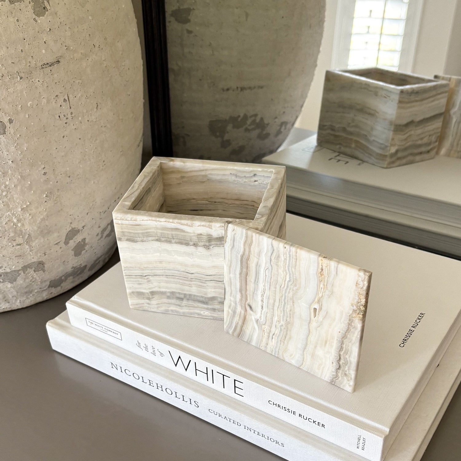 Grey Onyx Lidded Box