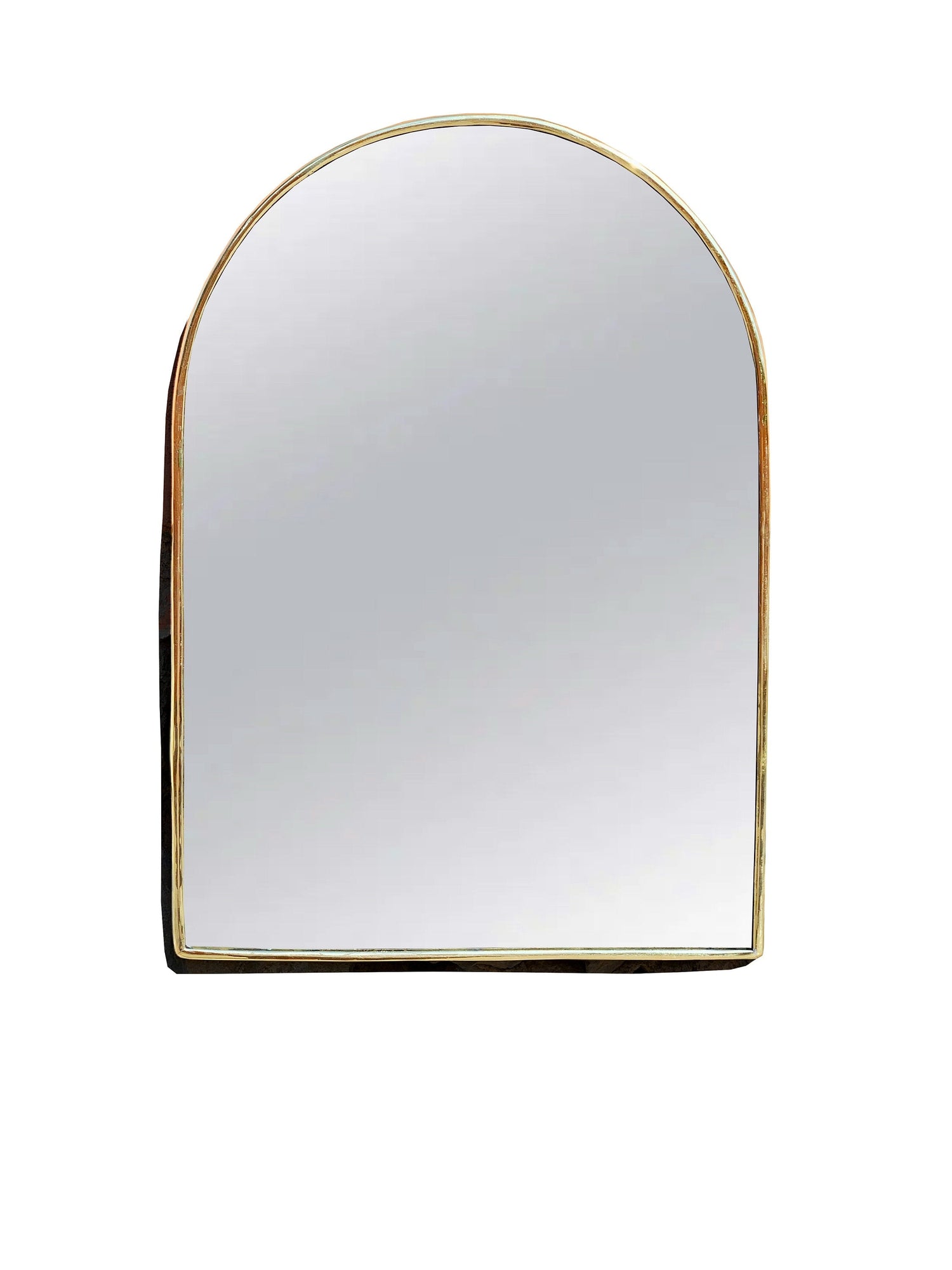 Black Arch Mirror - Brass Customized Bathroom Mirror