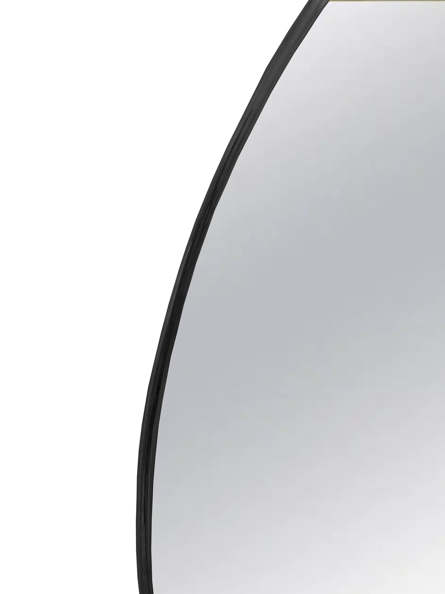 Black Asymmetrical Mirror - Aesthetic Wall Mirror
