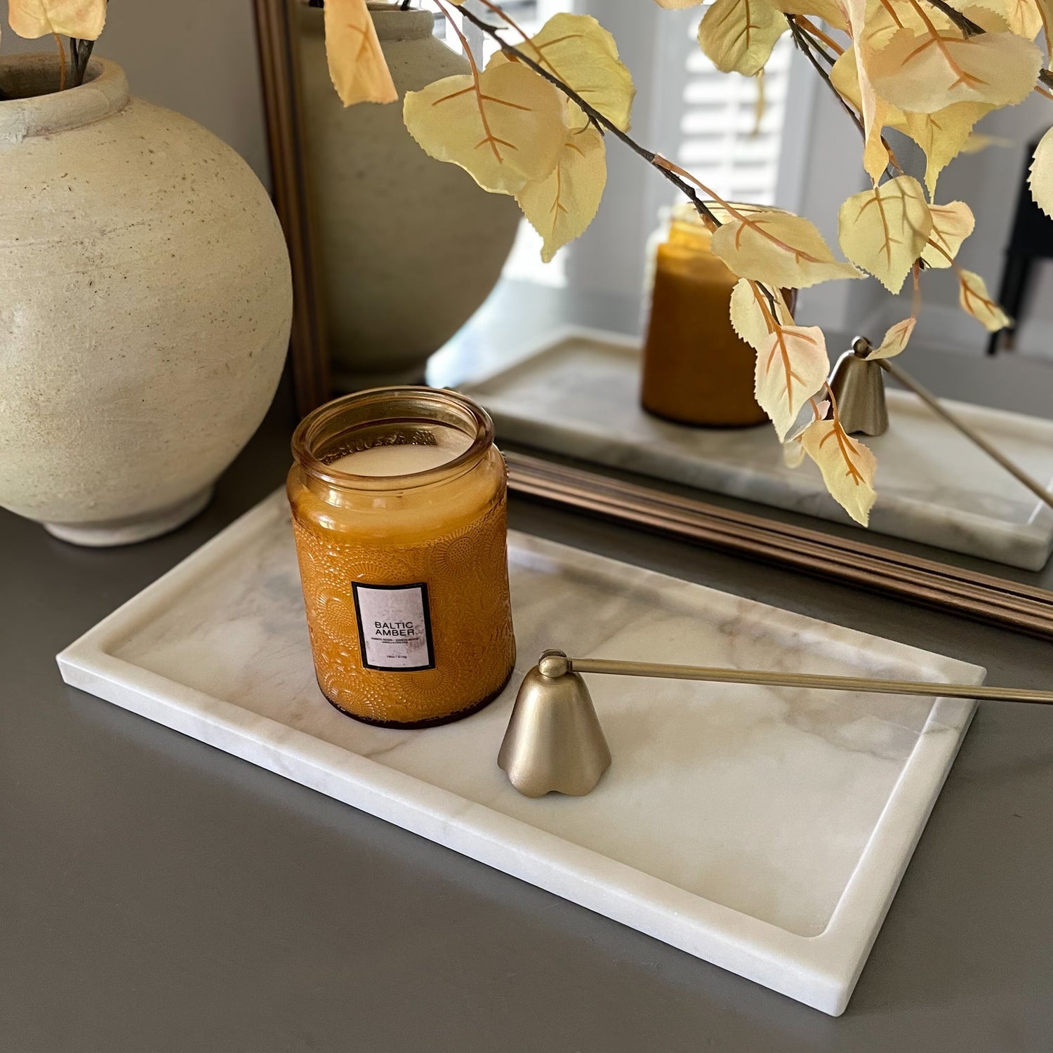 Large Calacatta Marble Tray