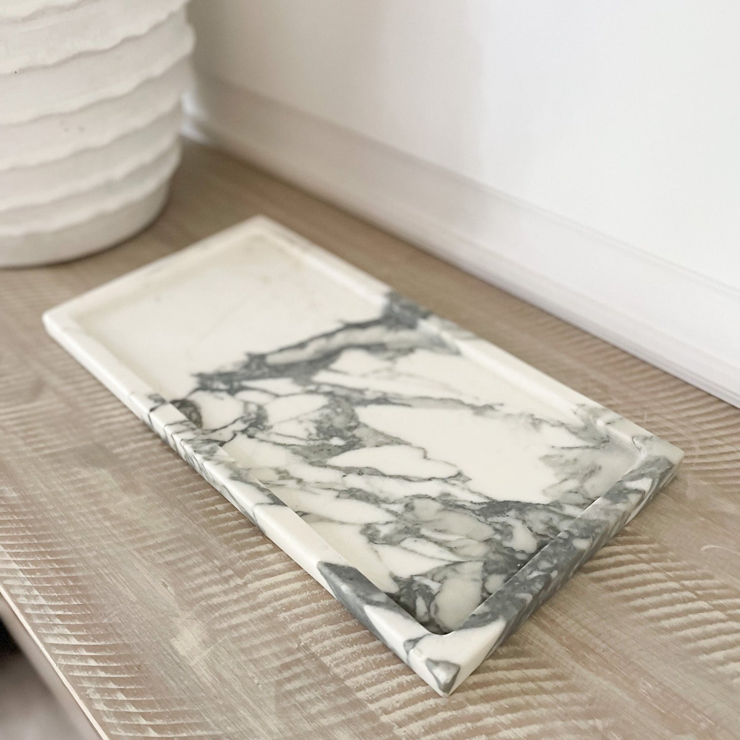 Large Calacatta Vagli Marble Tray