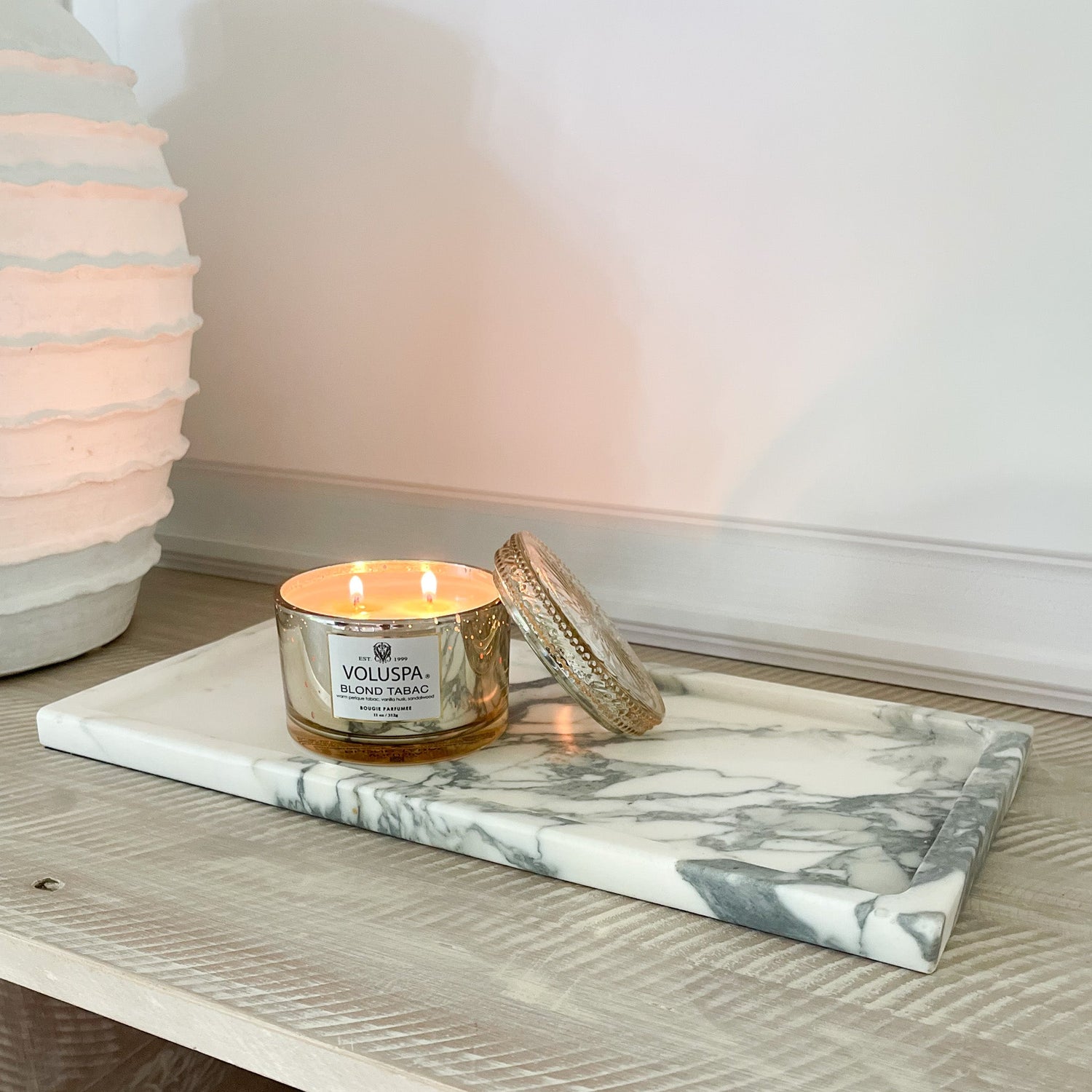 Large Calacatta Vagli Marble Tray