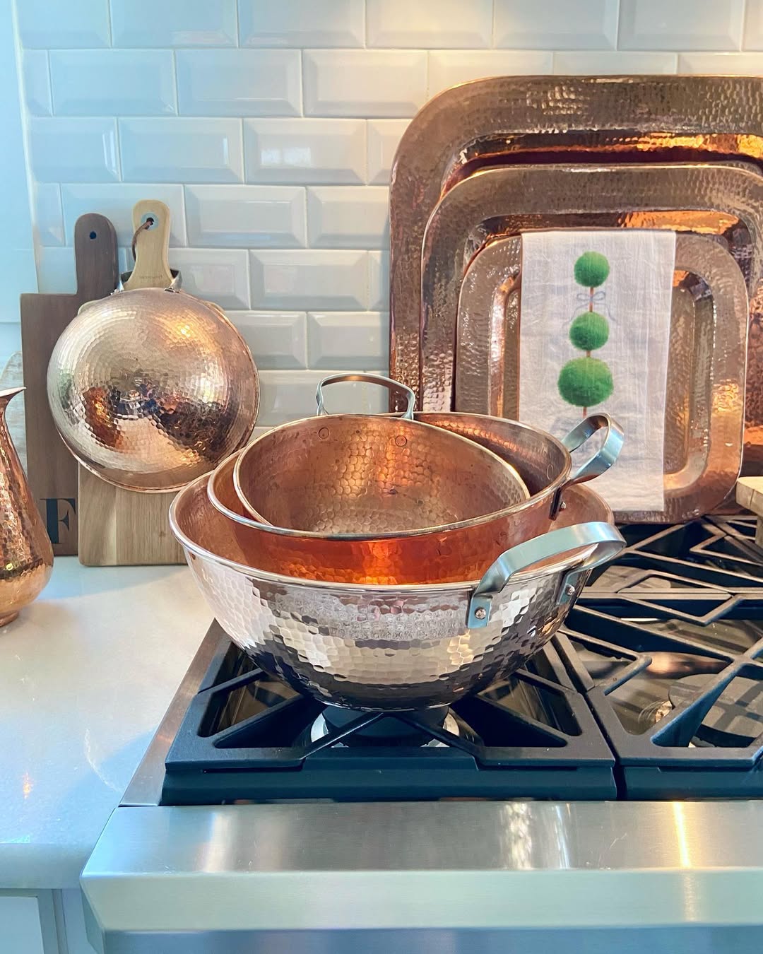 Copper Mixing Bowls