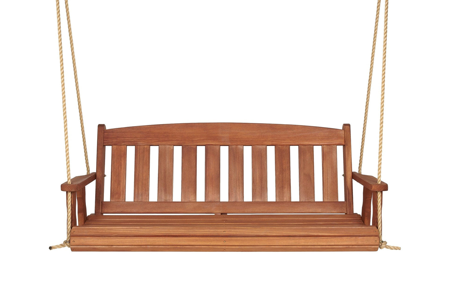 Amish Casual 5 Foot Cedar Stain Mission Porch Swing with Clearcoat