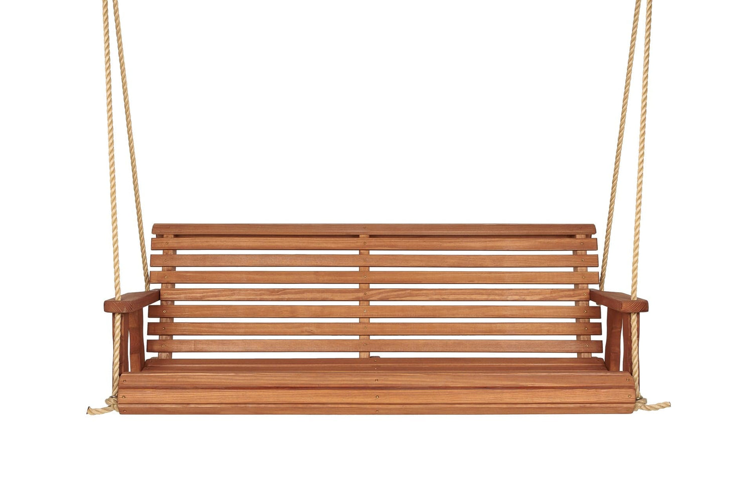 Amish Casual 5 Foot Roll Back Porch Swing in Cedar Stain