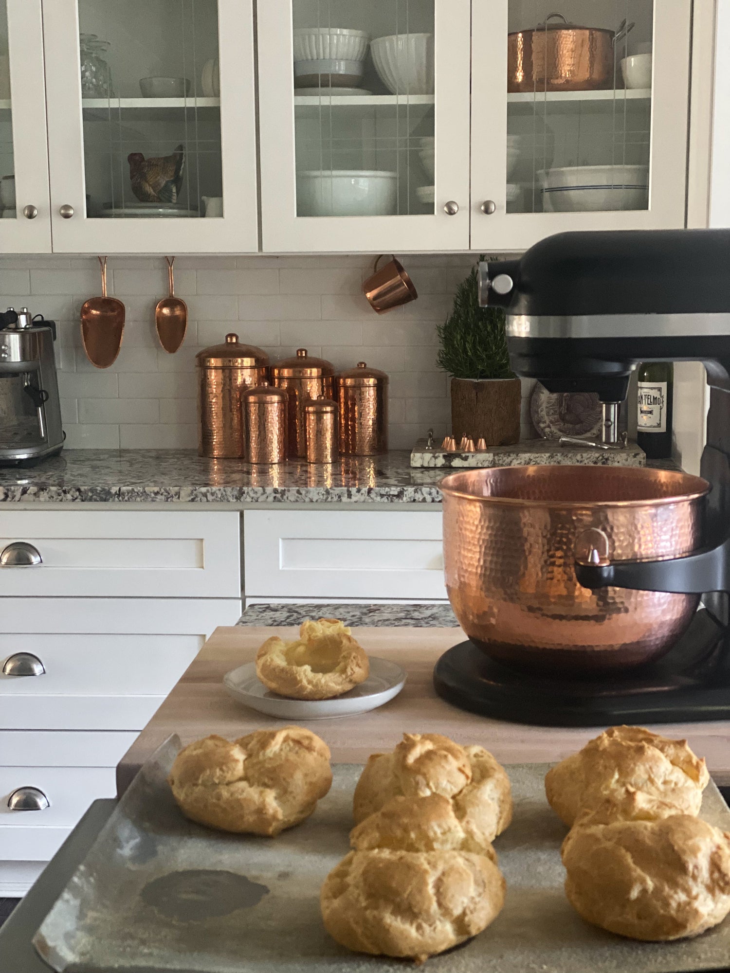 Copper Mixing Bowl for KitchenAid Lift Stand Mixers - fits most 5, 6, 7, and 8 quart Mixer models