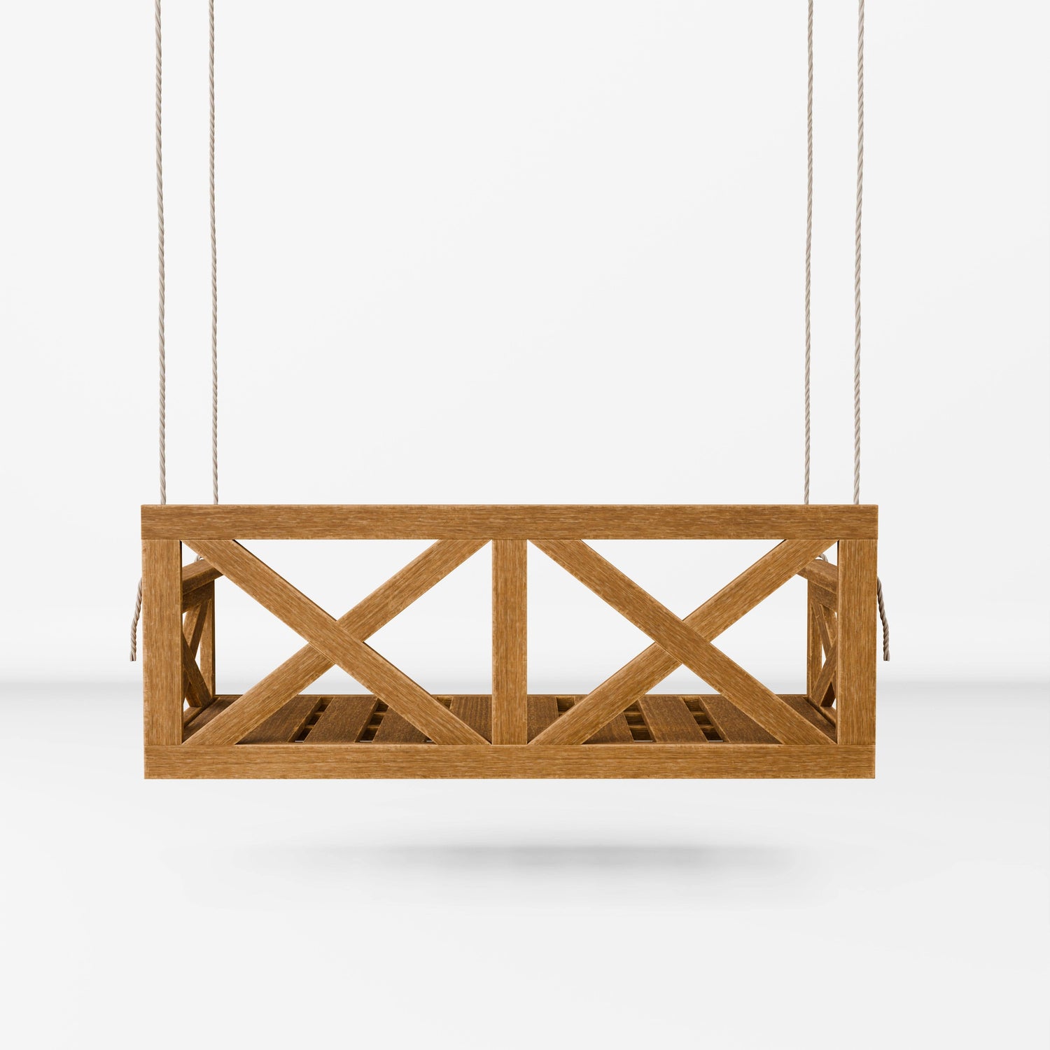 Amish Casual The Bradford Twin Swing Bed, Oak