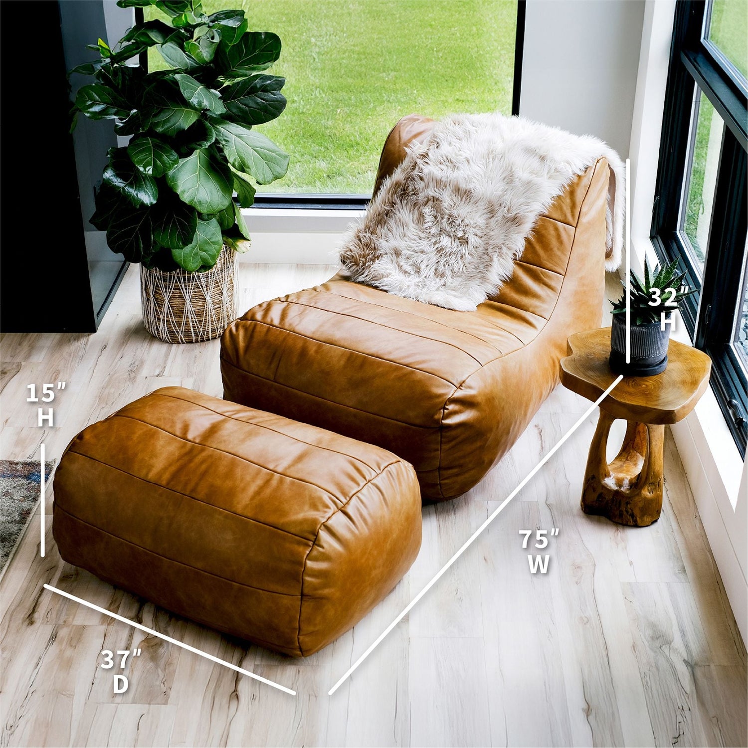 Modora™ Chair and Ottoman Bundle