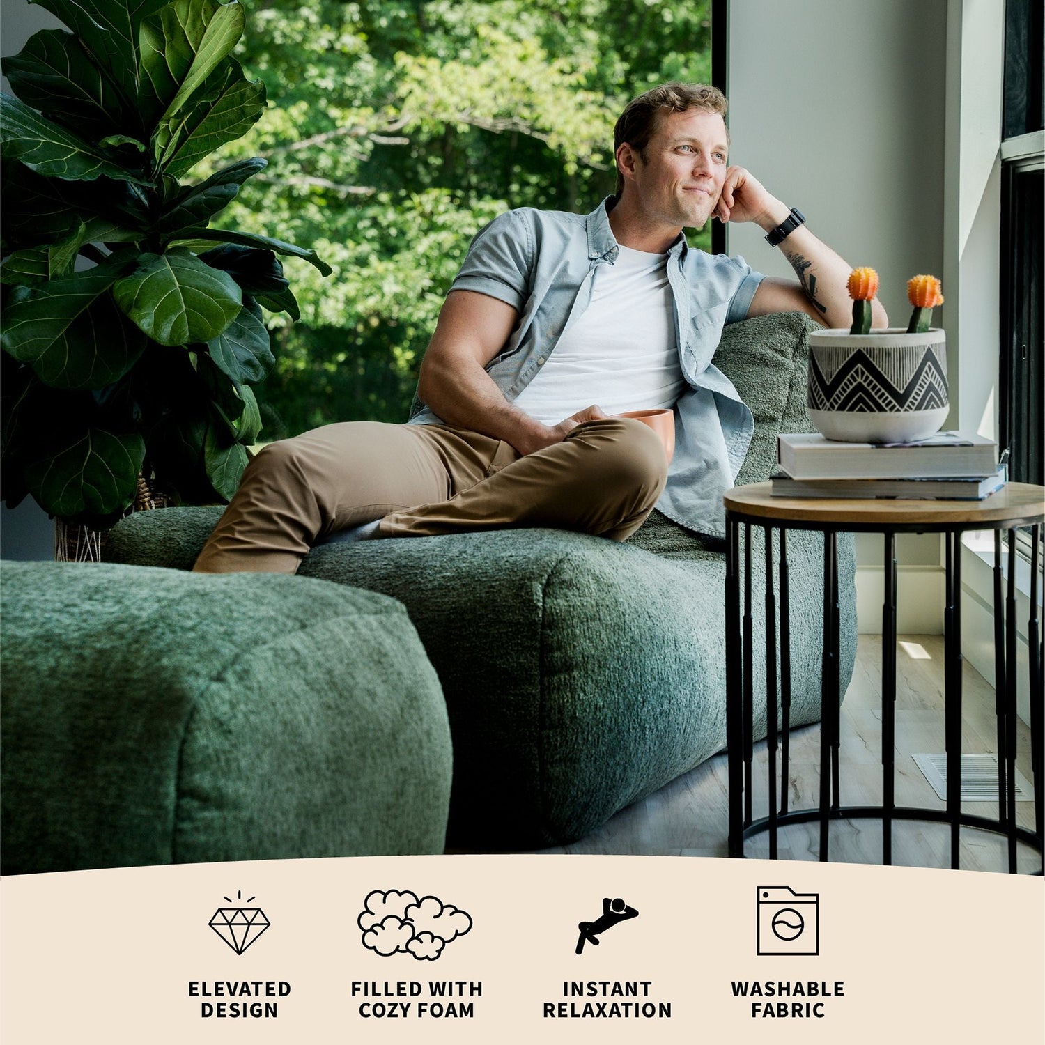 Modora™ Chair and Ottoman Bundle