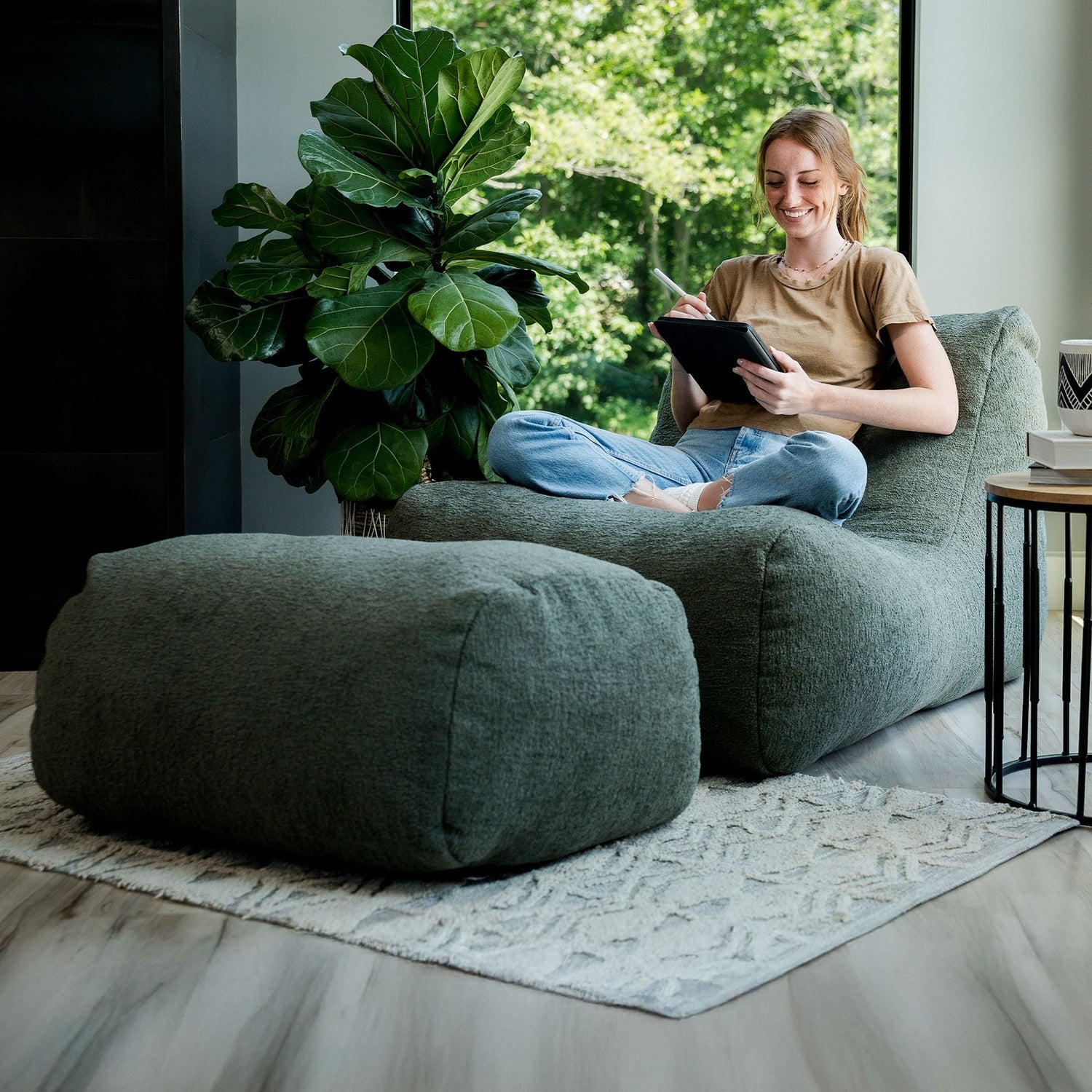 Modora™ Chair and Ottoman Bundle