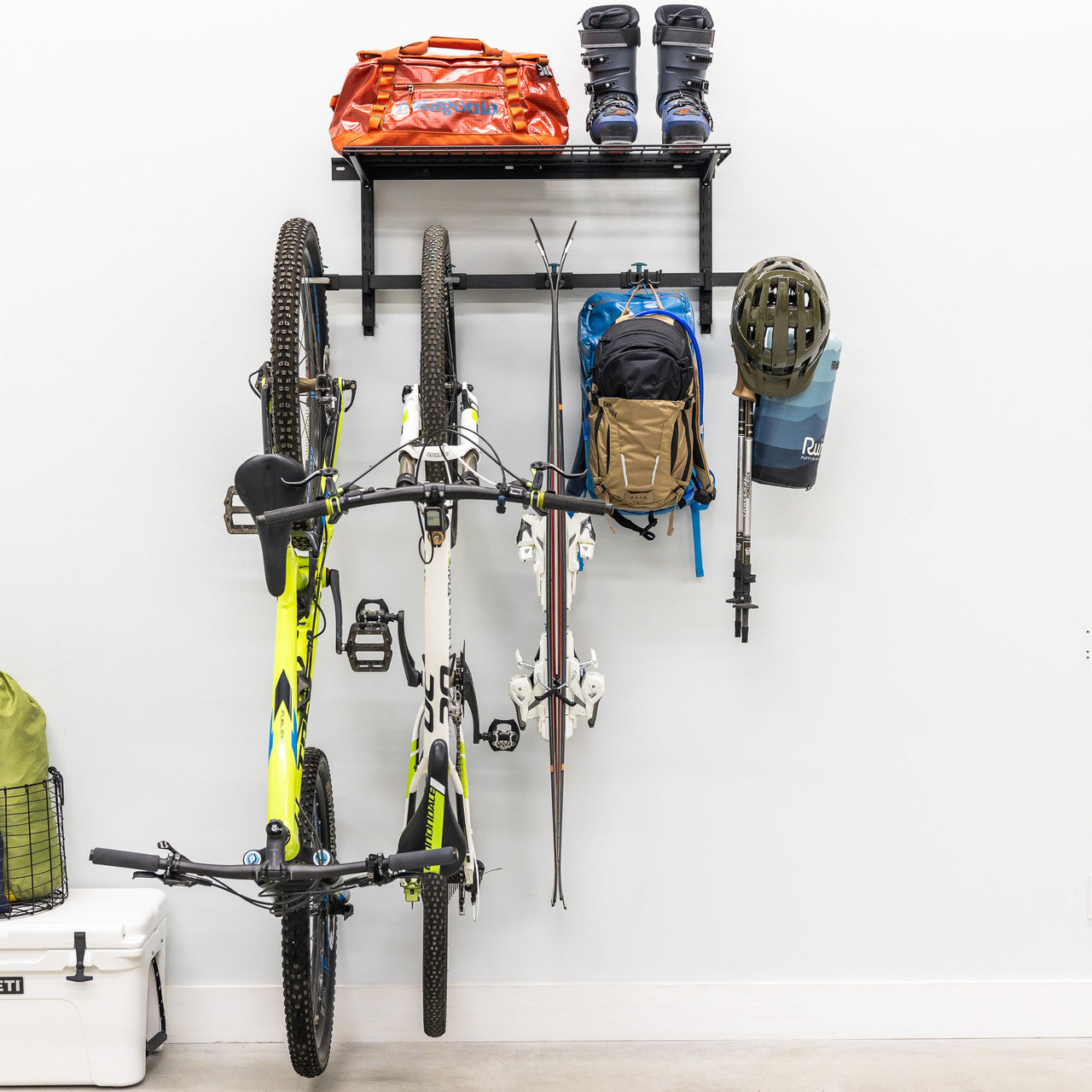 G-Adventure + Shelf | Adjustable Wall Storage System | Holds 300 lbs