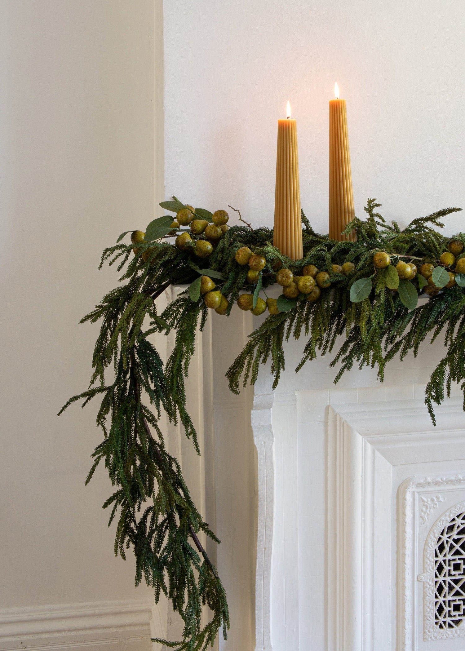 Faux Pear Fruit Branch - 39