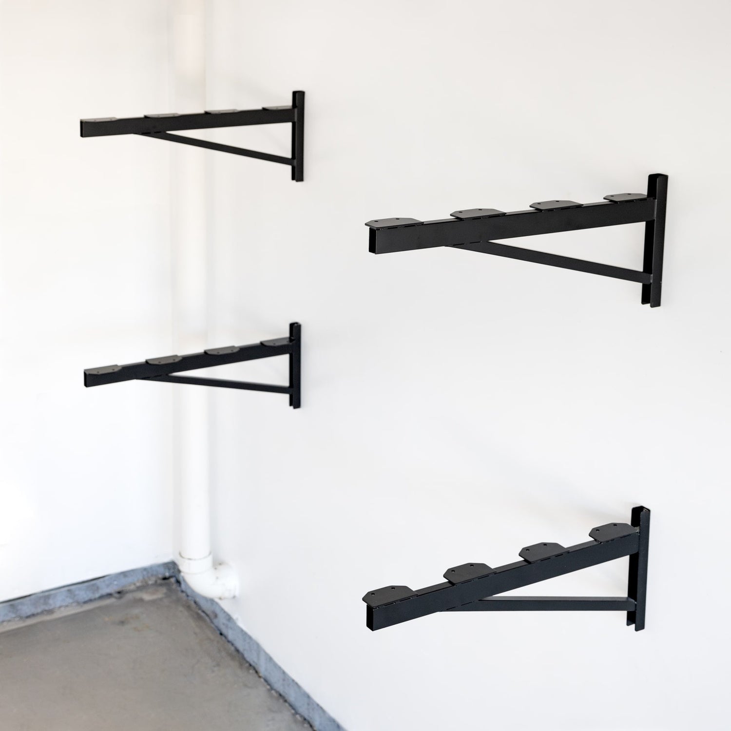 2' x 4' DIY Wall Shelf Brackets | Heavy Duty Garage Wall Shelves