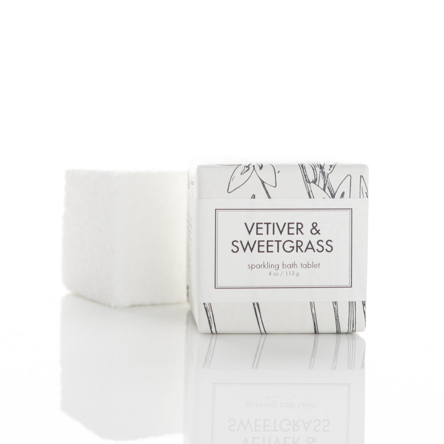 Vetiver & Sweetgrass - Sparkling Bath Tablets