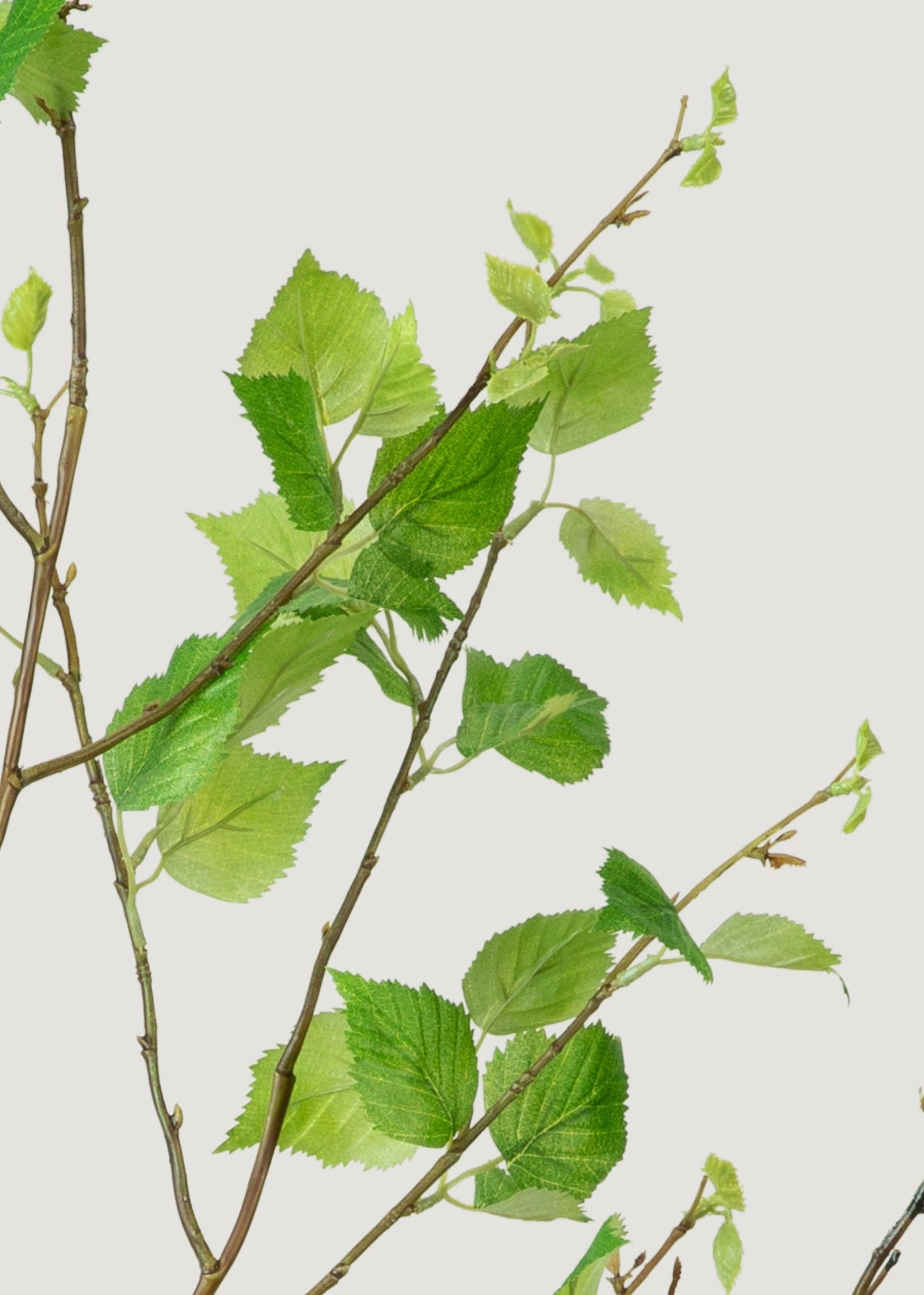 Artificial Birch Leaf Branch - 52