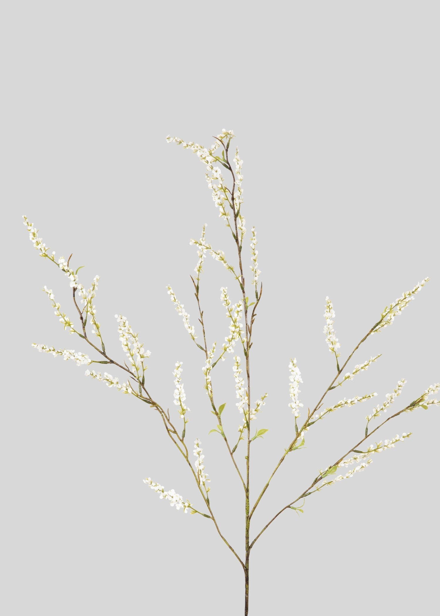 Artificial Spirea Wildflower Branch in White - 39.5