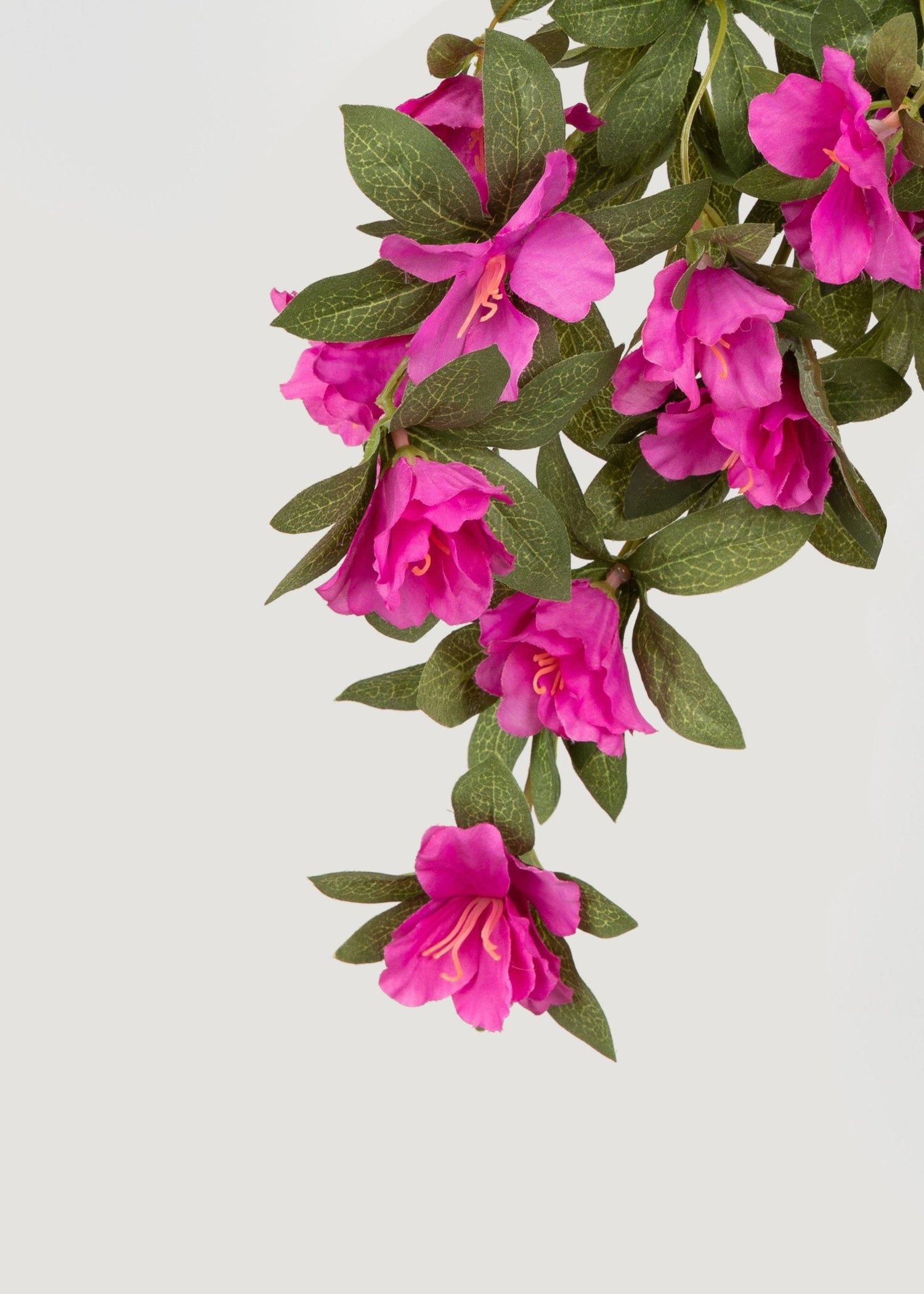 UV Treated Indoor/Outdoor Fake Azalea Hanging Bush - 24