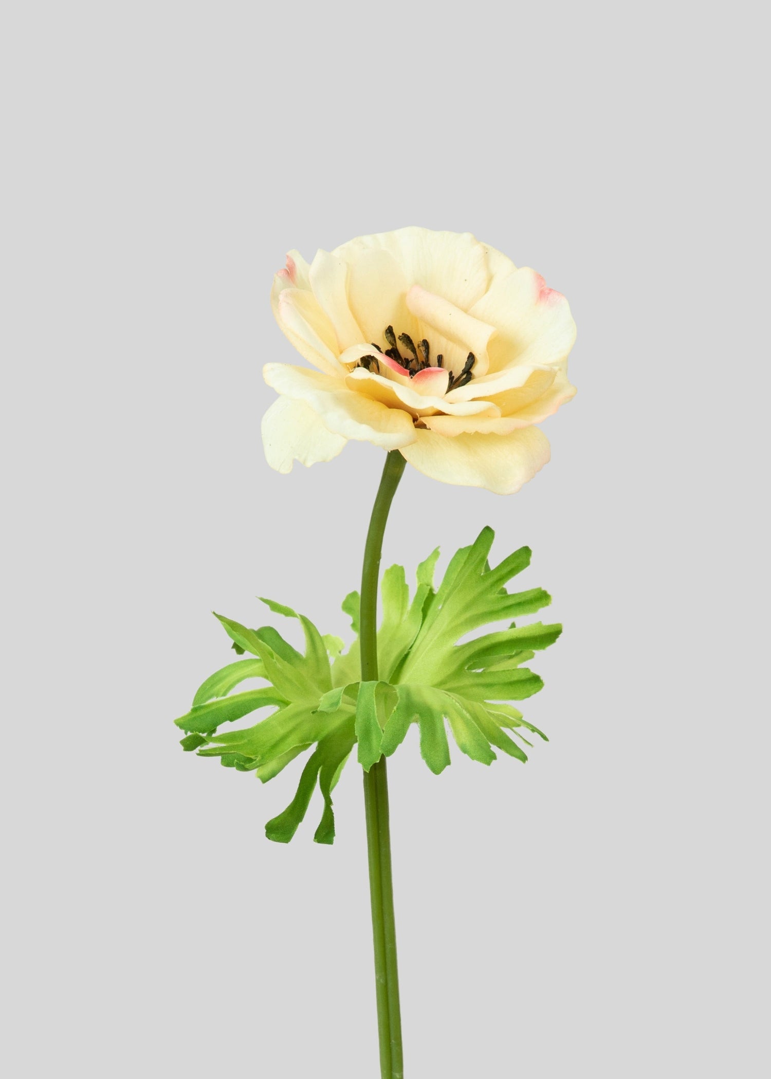 Yellow Real Touch Artificial Buttercup Fake Flower - 20.5