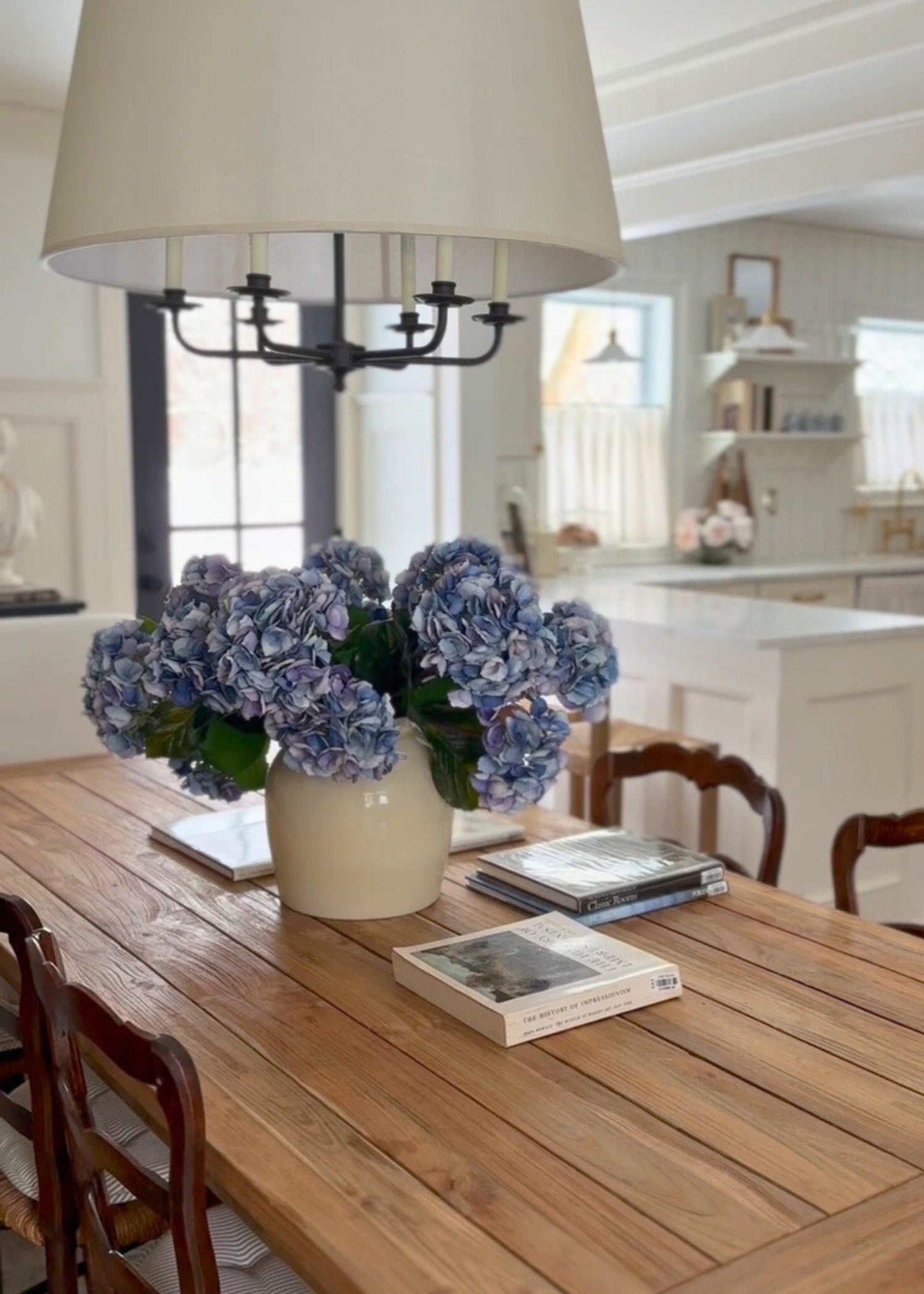 Large Lavender and Blue Artificial Hydrangea - 20