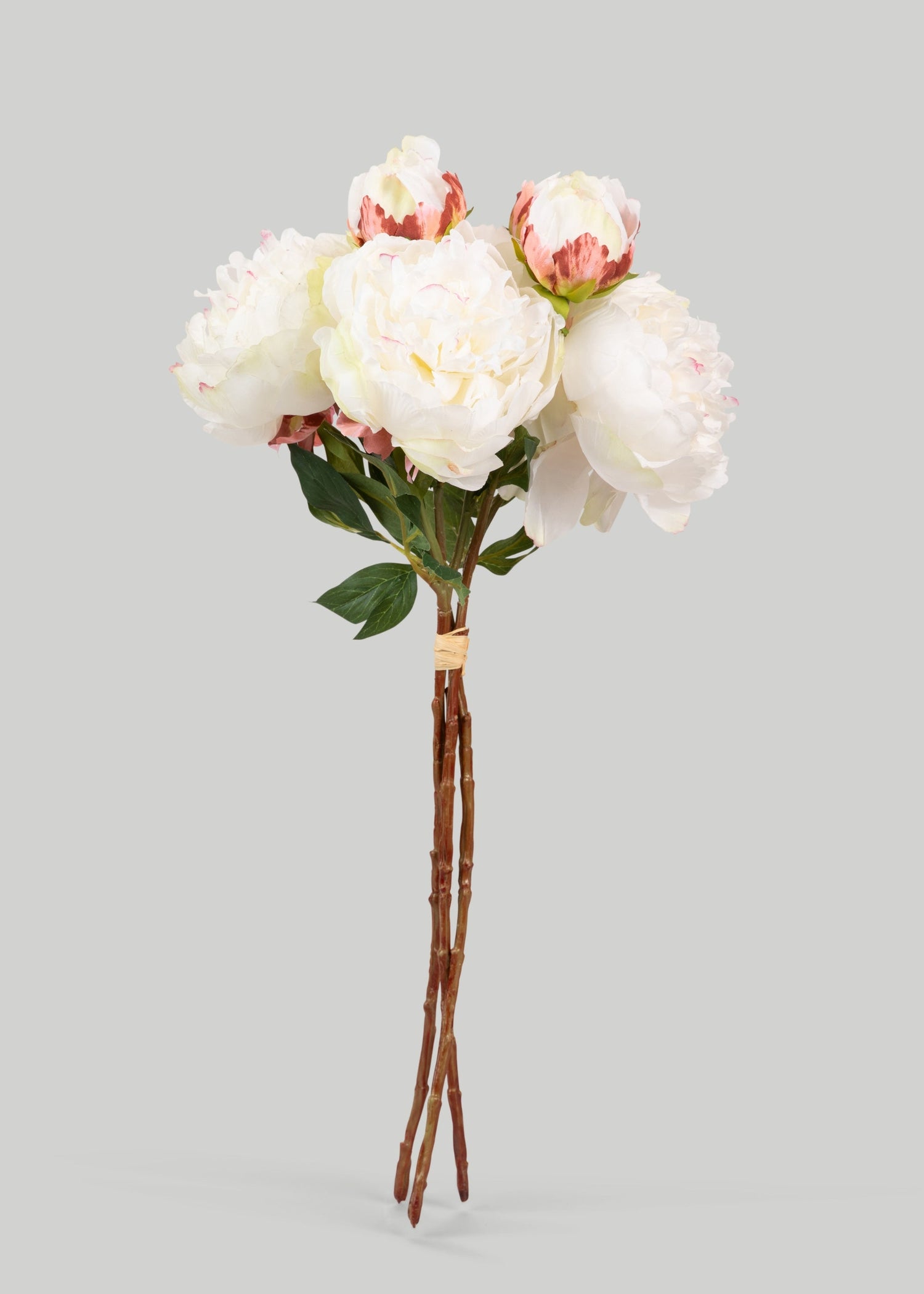 Cream Peony Faux Flower Bundle of Peonies - 21