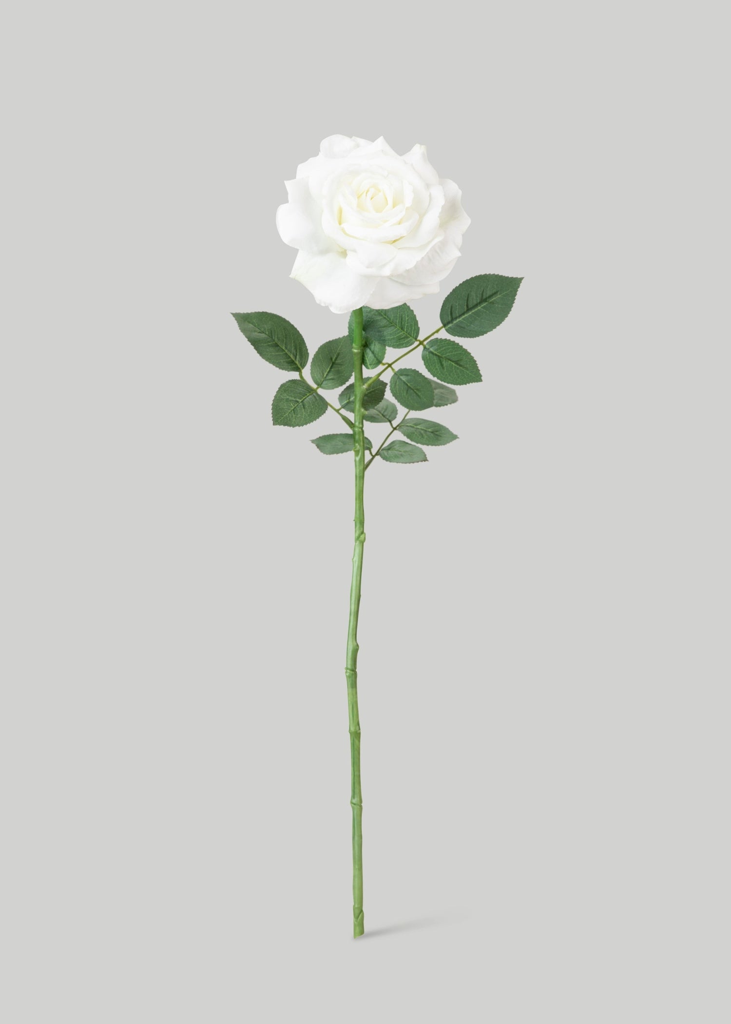 White Diana Rose Faux Flower - 26