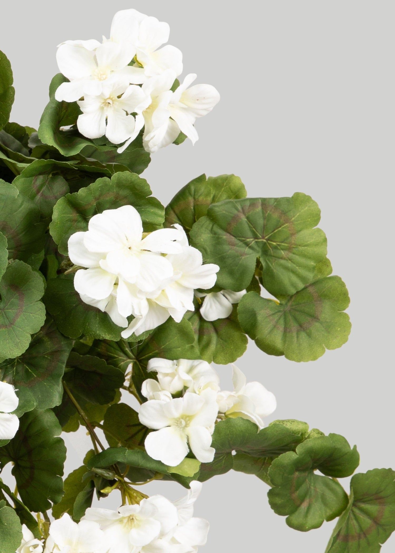 UV Treated Geranium Hanging Bush Outdoor Fake Plants - 27