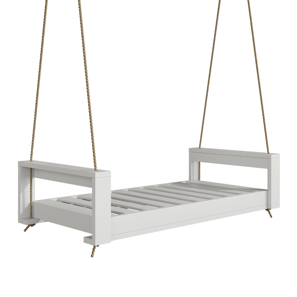 Amish Casual Lancaster Daybed Swing Bed, Twin White