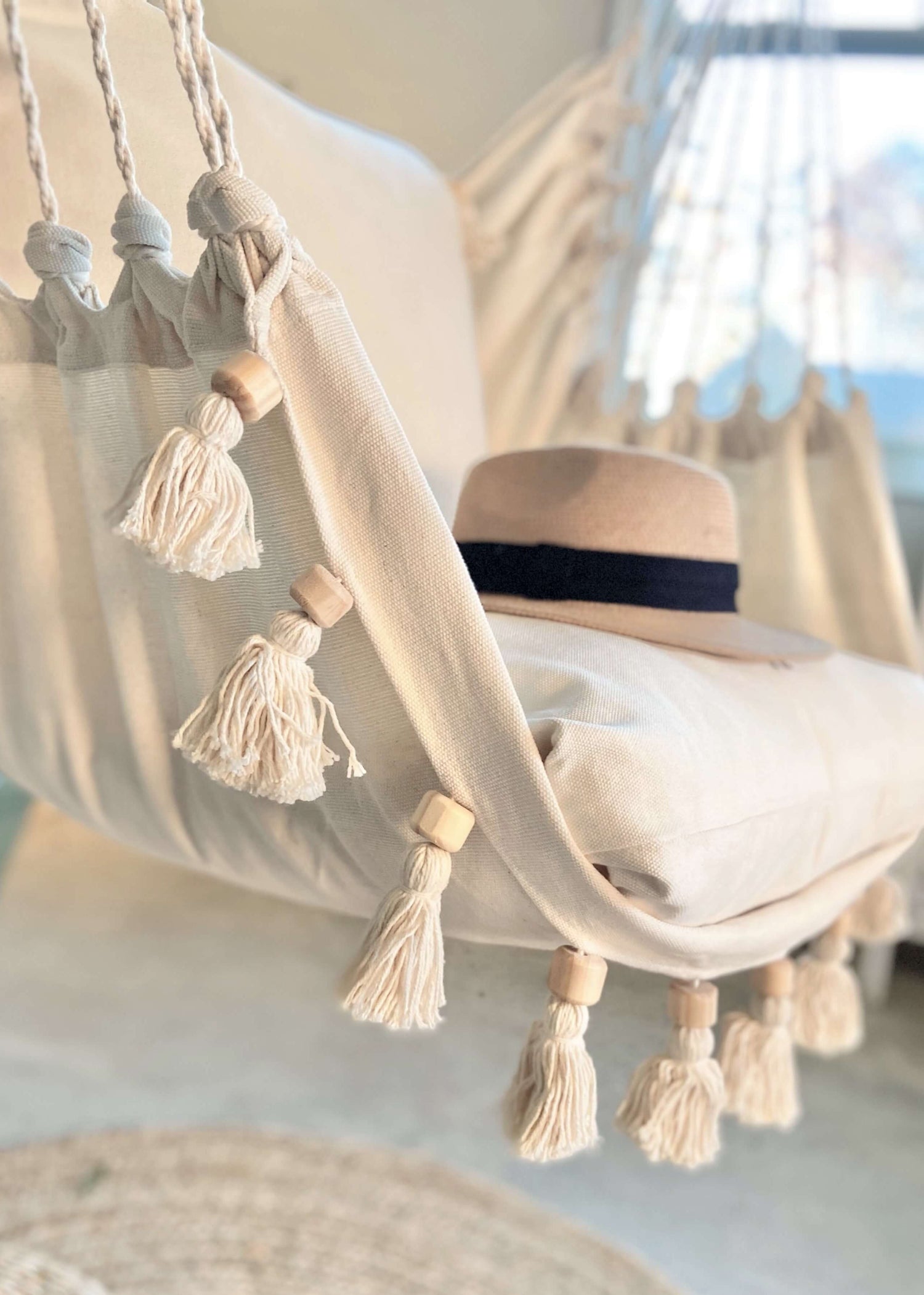 Boho Hammock Chair With Tassels | LOLITA