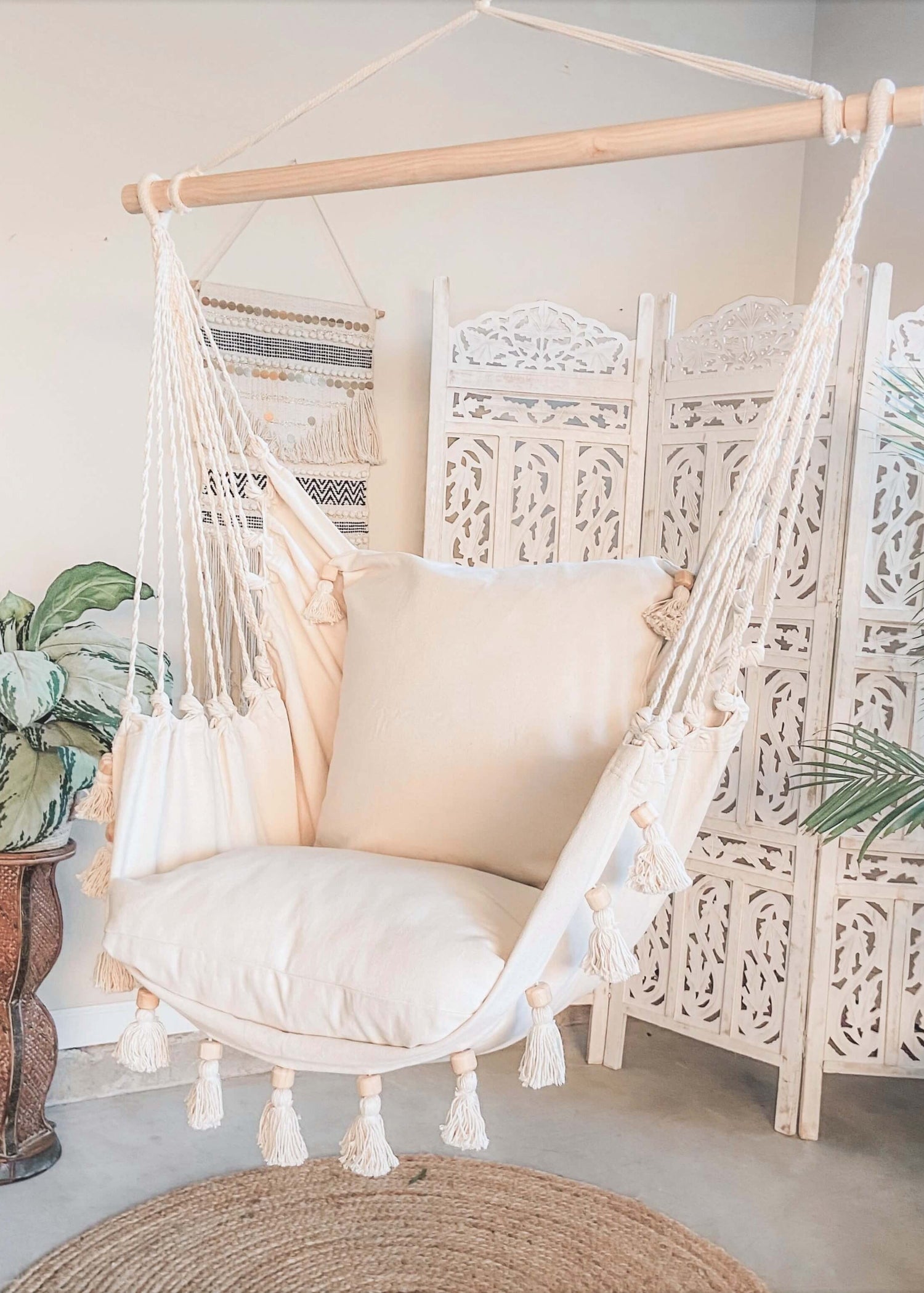 Boho Hammock Chair With Tassels | LOLITA