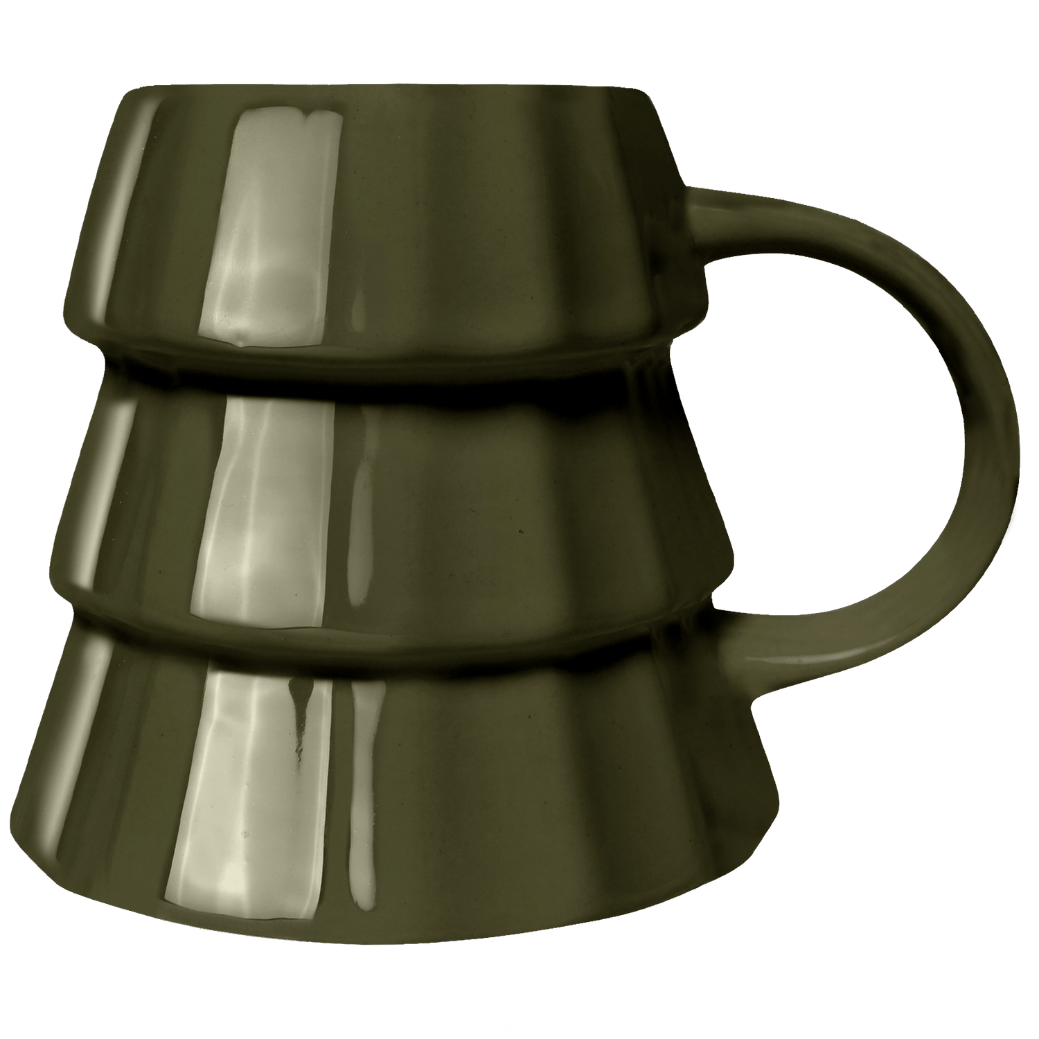 Green Tree 17 oz Figural Coffee Mug