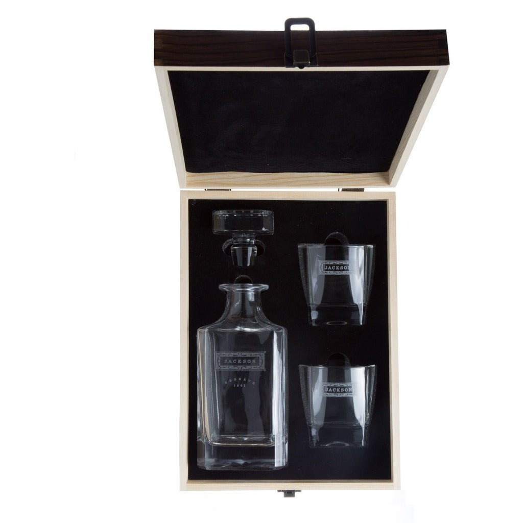 Classic Whiskey Decanter Set