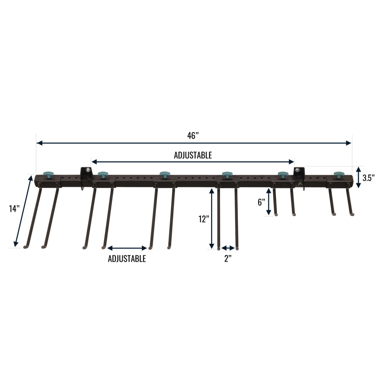 G-Tool | Adjustable Wall Storage System | Holds 300 lbs