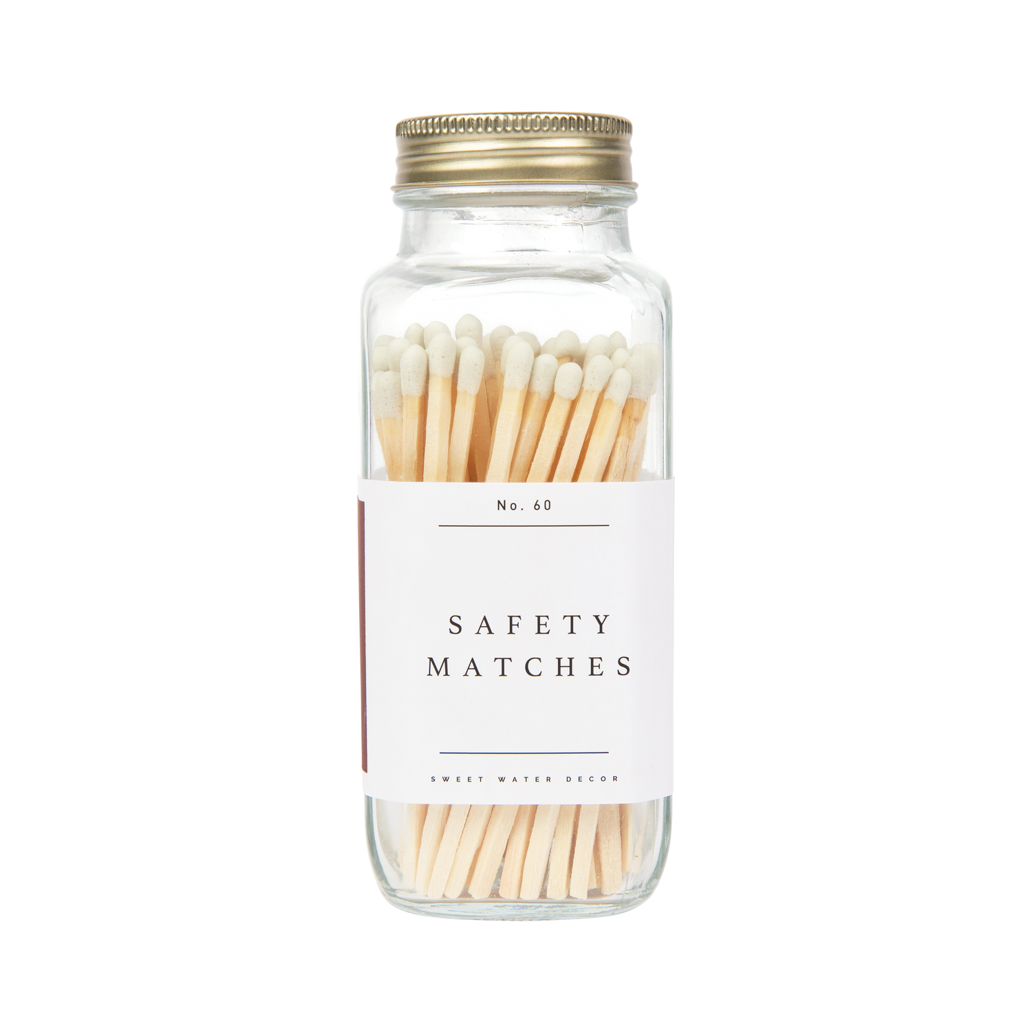 White Tip Safety Matches - 60 Count, 3.75