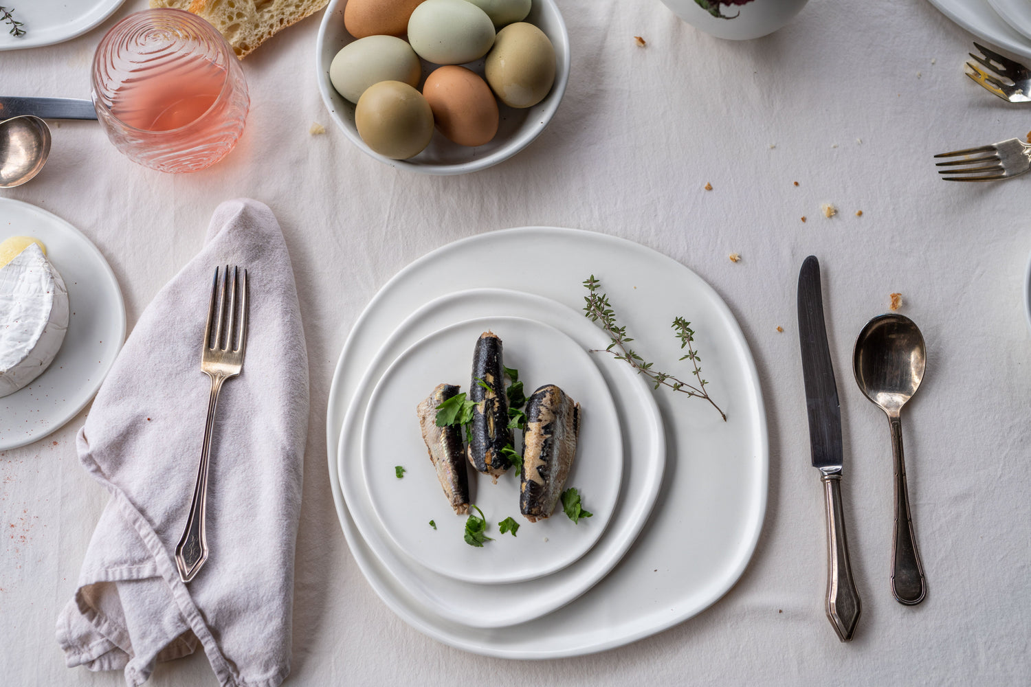 7 Piece Ripple Dinner Setting