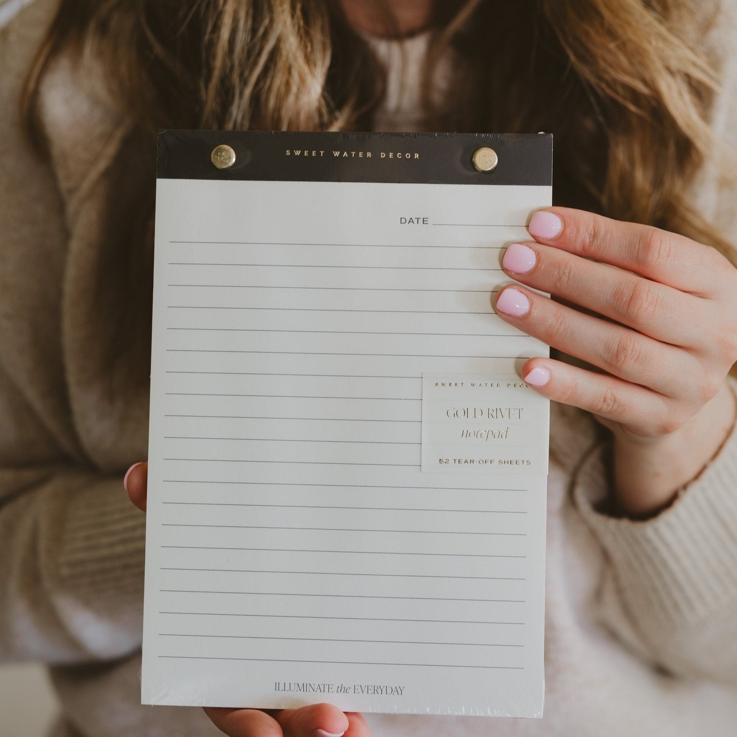 Gold Rivet Basic Notepad