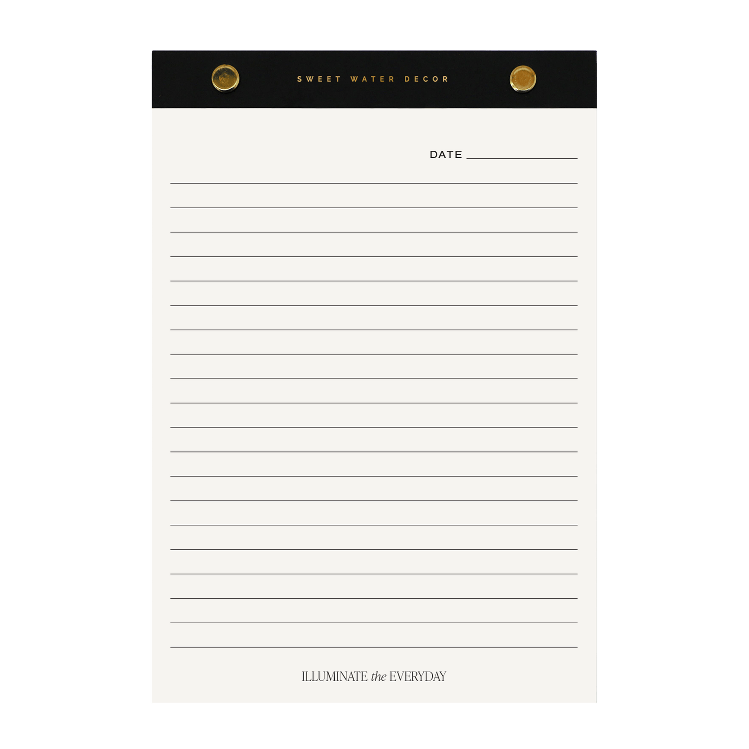 Gold Rivet Basic Notepad