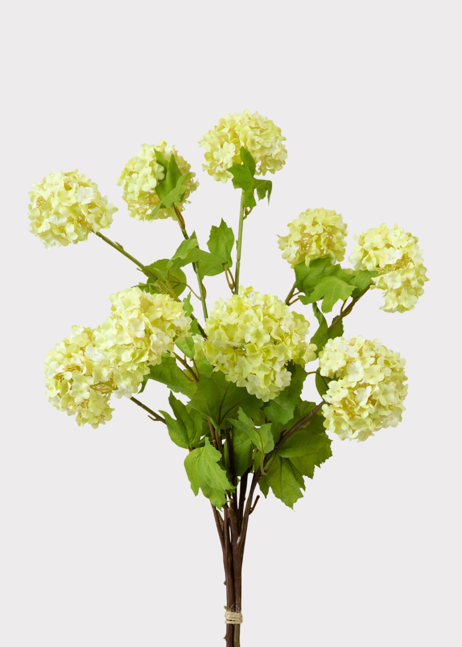 Honeydew Green Snowball Fake Flower Bundle - 31