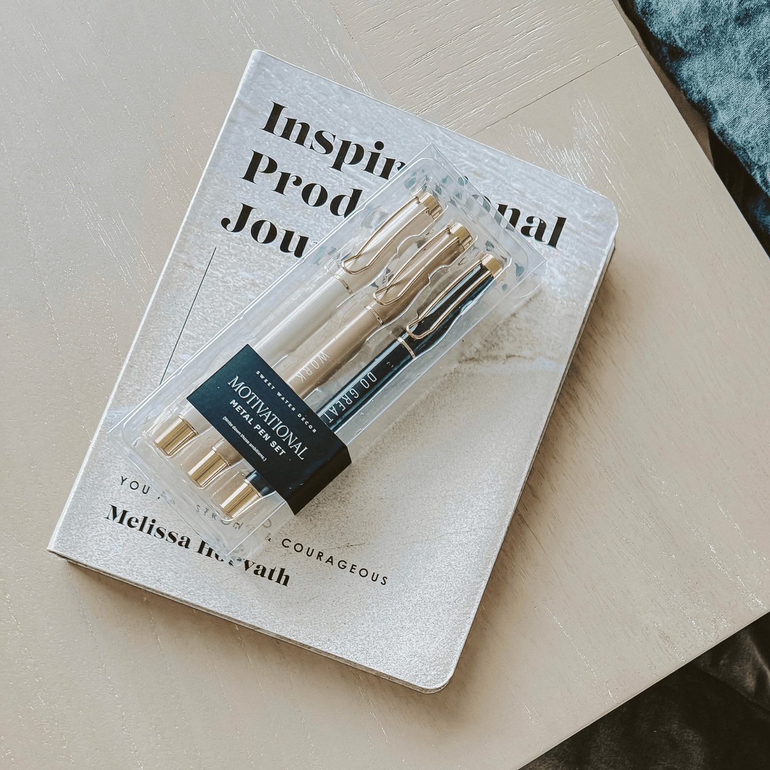 Motivational Metal Pen Set