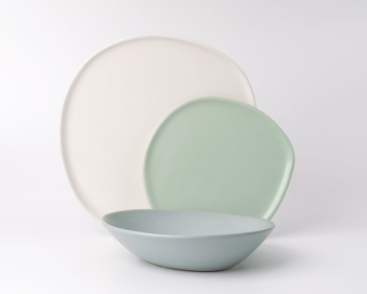 3 Piece Ripple Dinner Setting