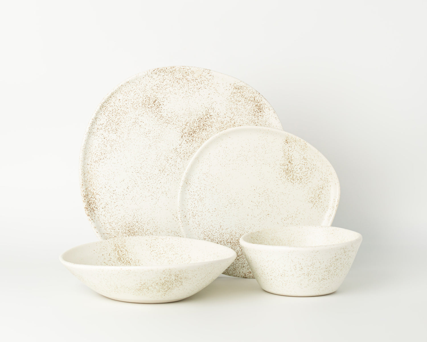 4 Piece Ripple Dinner Setting