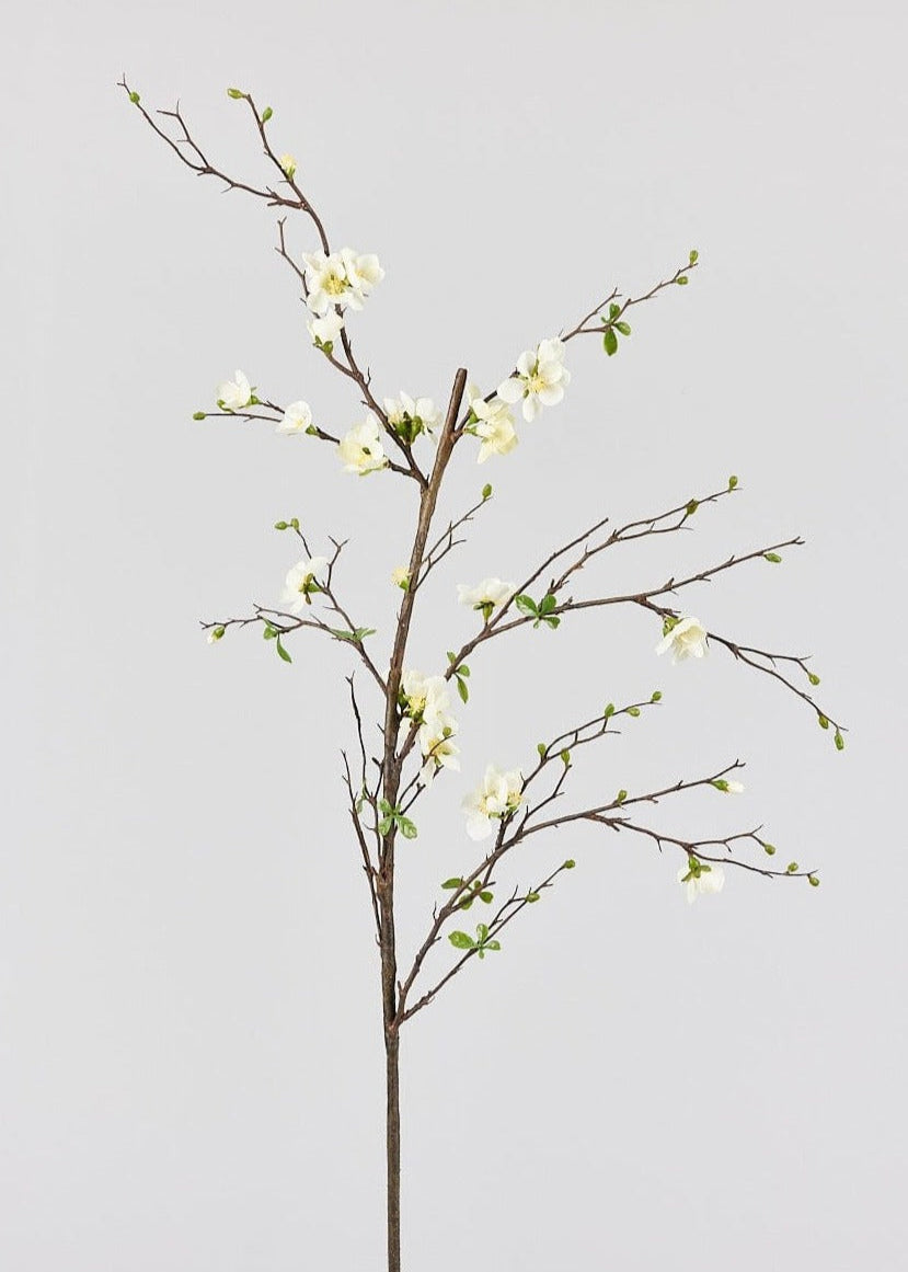 Premium Artificial Flowers  - Cream Artificial Blossom Branch - 57
