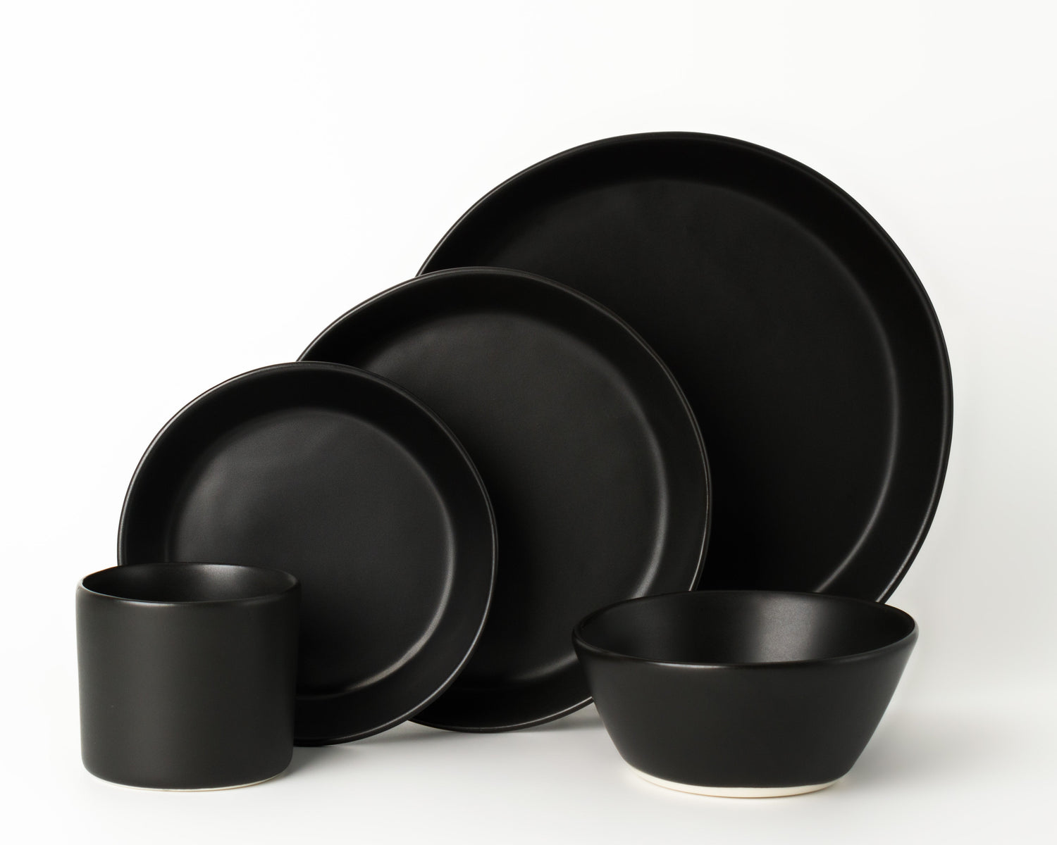 5 Piece Skali Coupe Dinner Setting