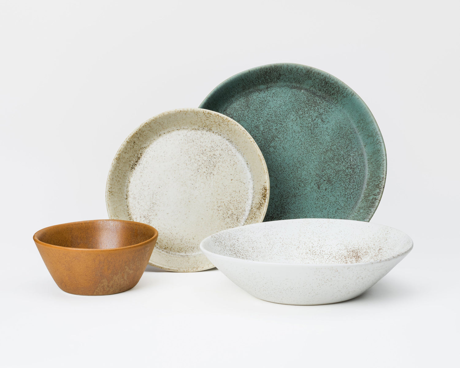 4 Piece Skali Coupe Dinner Setting