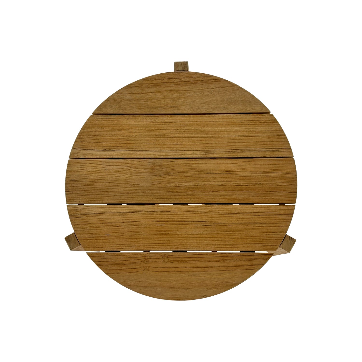 Carlsbad Natural Teak Wood Circular Coffee Table - 25-33