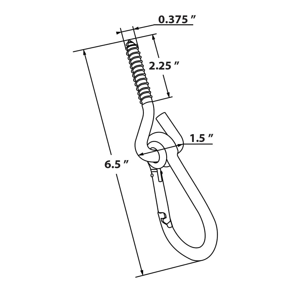 Barn-Shed-Play Heavy Duty 700 Lb Stainless Steel Porch Swing Hanging Chain Kit